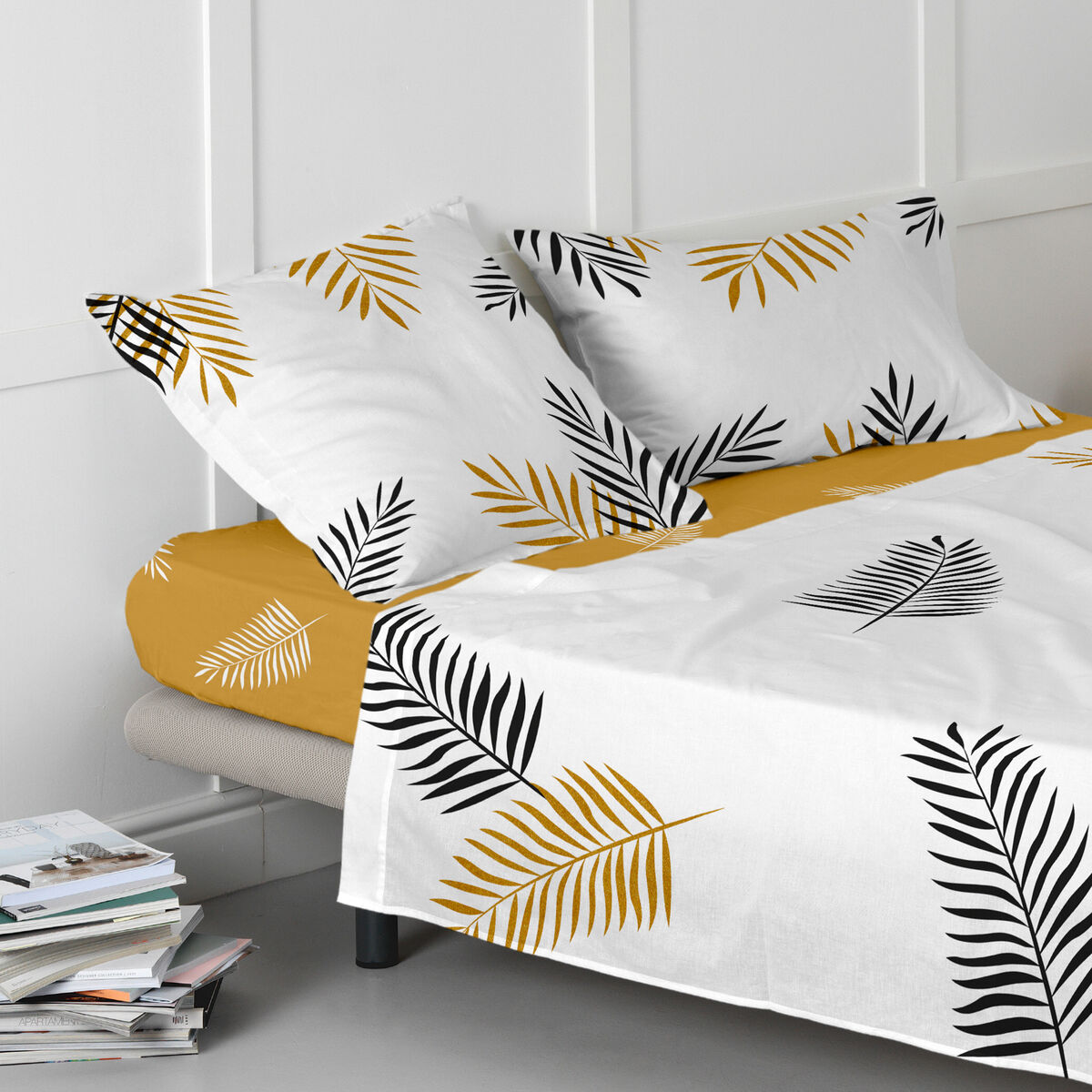 Lençol de baixo HappyFriday BLANC Multicolor 105 x 200 x 32 cm